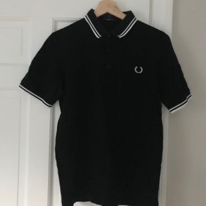 Fred Perry Pique Polo Made in Japan Black Small